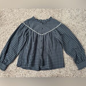 Zara button down blouse